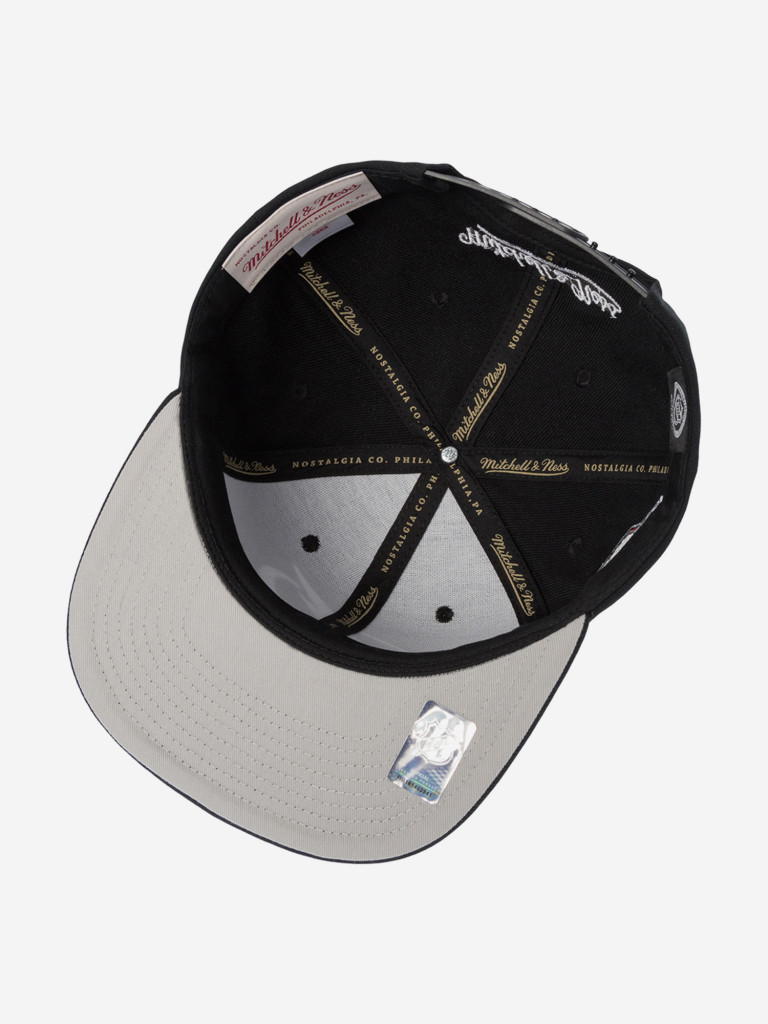 Бейсболка с прямым козырьком MITCHELL NESS HS8035-TBLBLCK Tampa Bay Lightning NHL