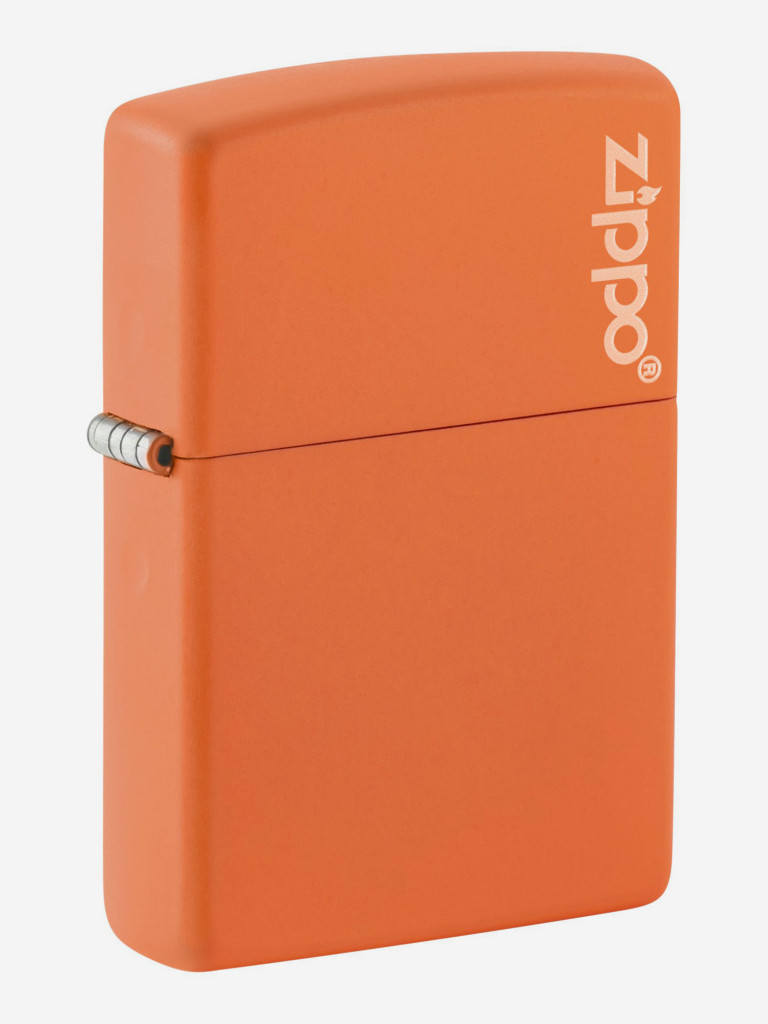 Зажигалка бензиновая ZIPPO 231ZL Classic Logo Orange Matte