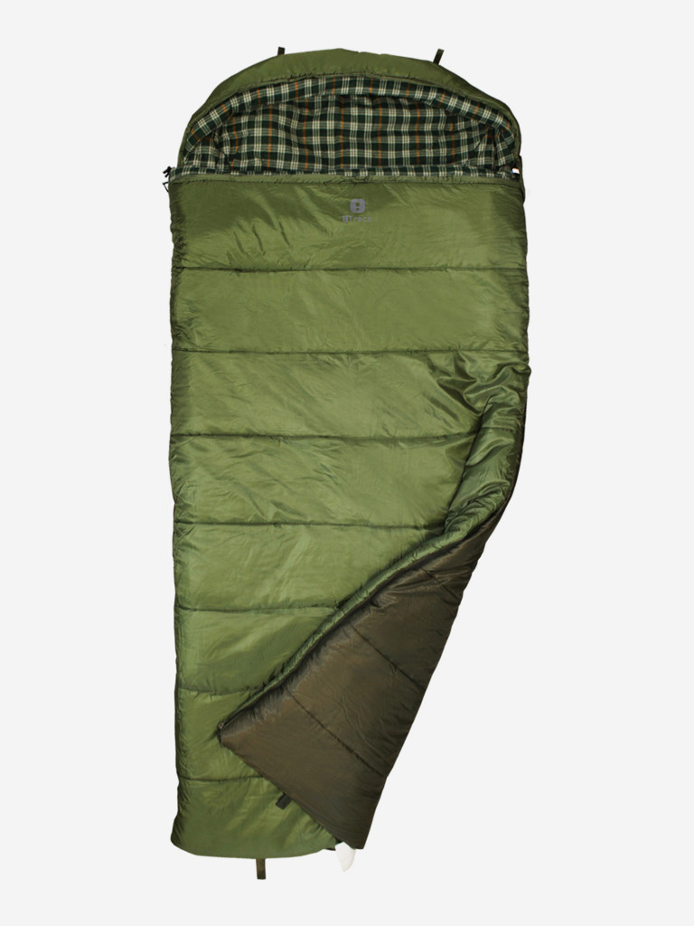 Спальный мешок BTrace Rich Правый, Правый, Зеленый