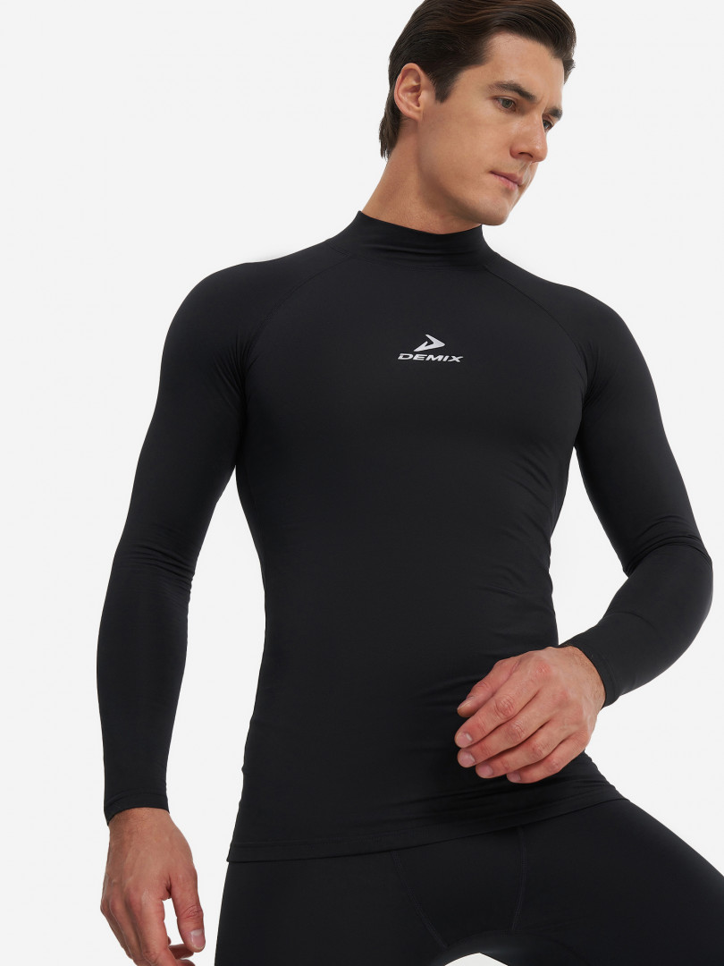 Лонгслив компрессионный мужской Demix Черный 1999₽