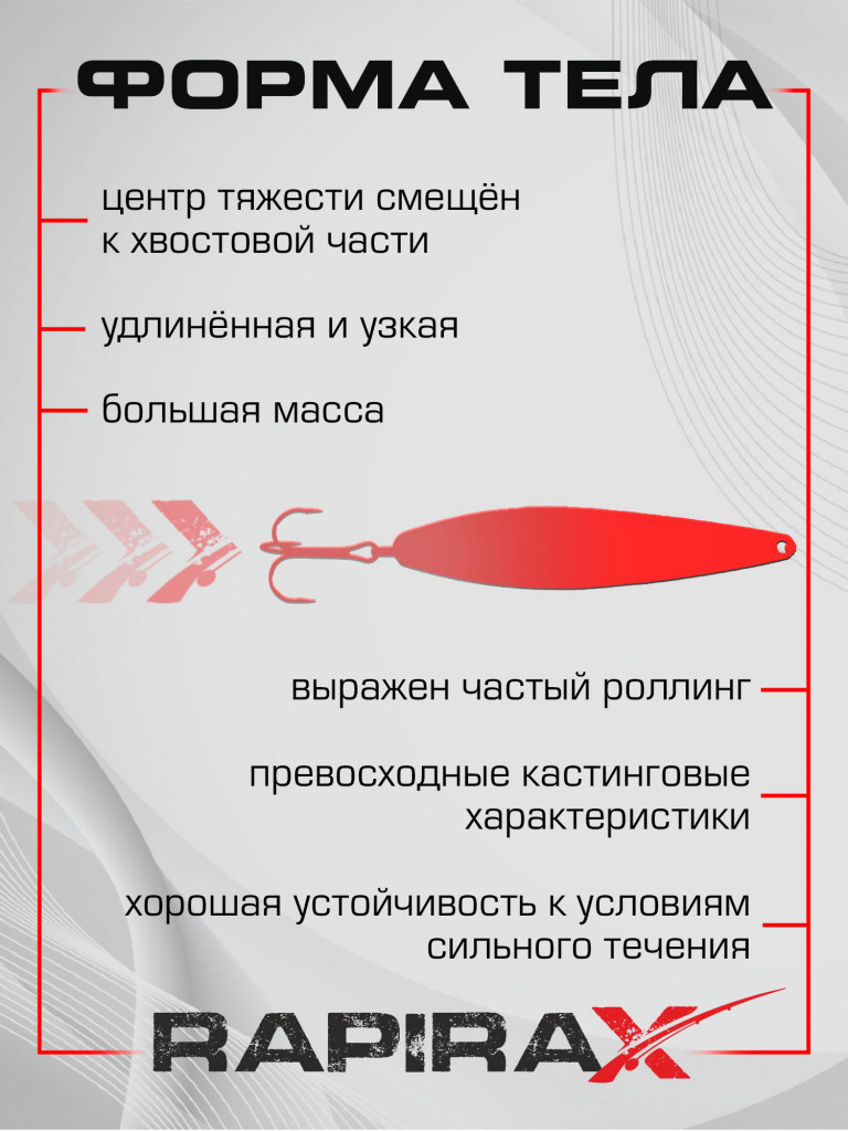 Блесна RapiraX Killer 20 гр 90 мм цв. C