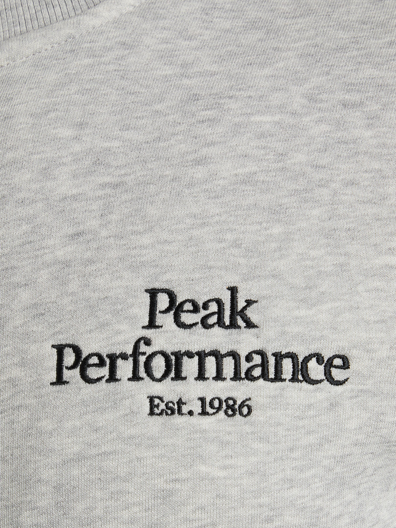 фото Толстовка мужская peak performance original, серый