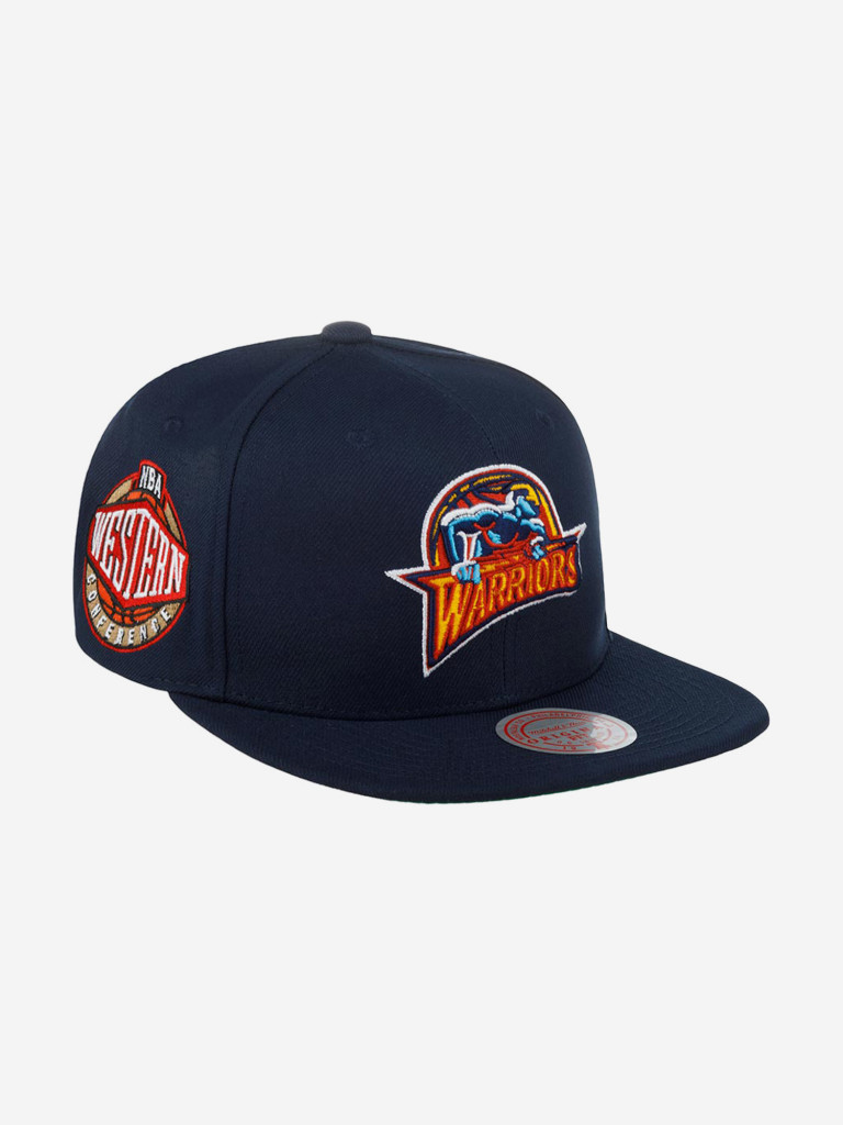 Бейсболка с прямым козырьком MITCHELL NESS HHSS5133-GSWYYPPPNAVY Golden State Warriors NBA (синий)