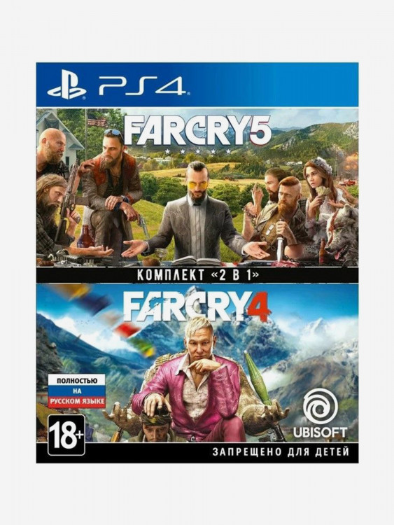 Видеоигра для PlayStation: Far Cry 4 & Far Cry 5 (Double Pack) (4 русская версия / 5 английская версия)