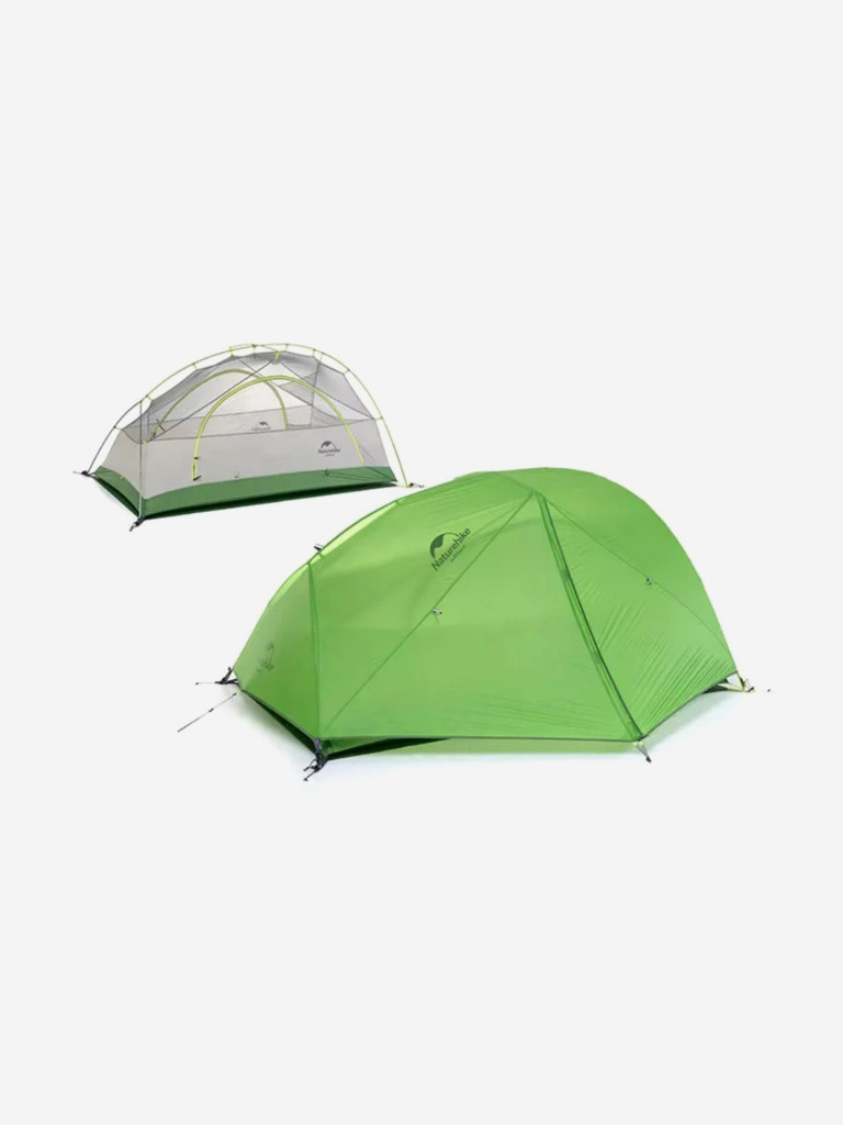 Палатка Naturehike Star-river Si 2-местная, алюминиевый каркас, сверхлегкая, зеленый