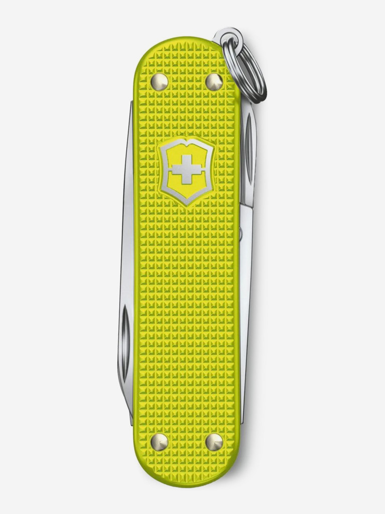 Складной нож Victorinox Alox Classic, функций: 5, 58мм, желтый , коробка подарочная, 0.6221.l23