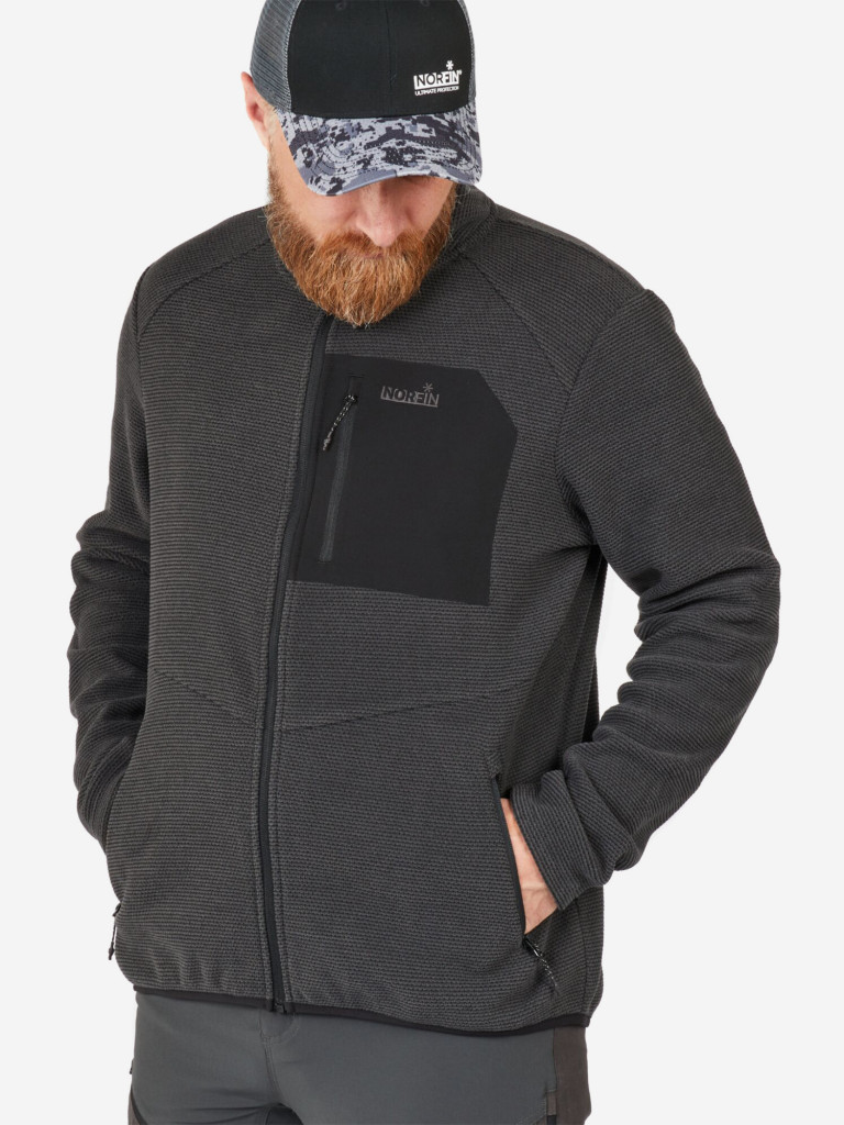 Толстовка флисовая Norfin ROCK для рыбалки и охоты