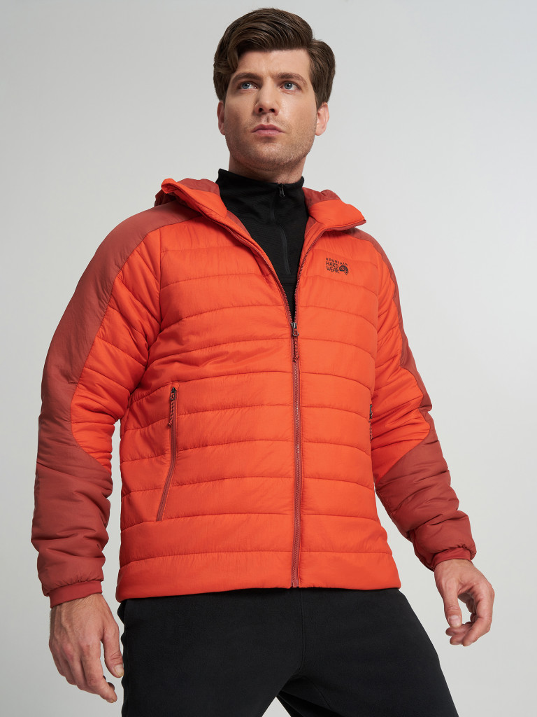 Куртка утепленная рипстоп мужская Mountain Hardwear Free Element Hooded Jacket