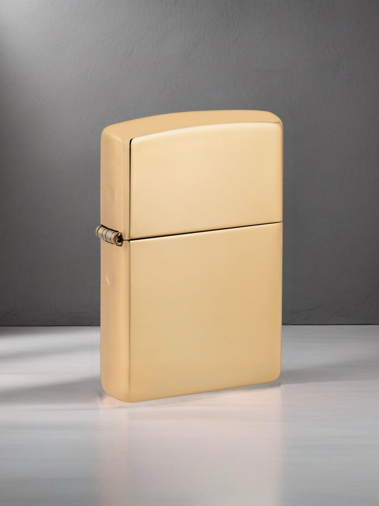 Зажигалка бензиновая ZIPPO 254B Classic High Polish Brass