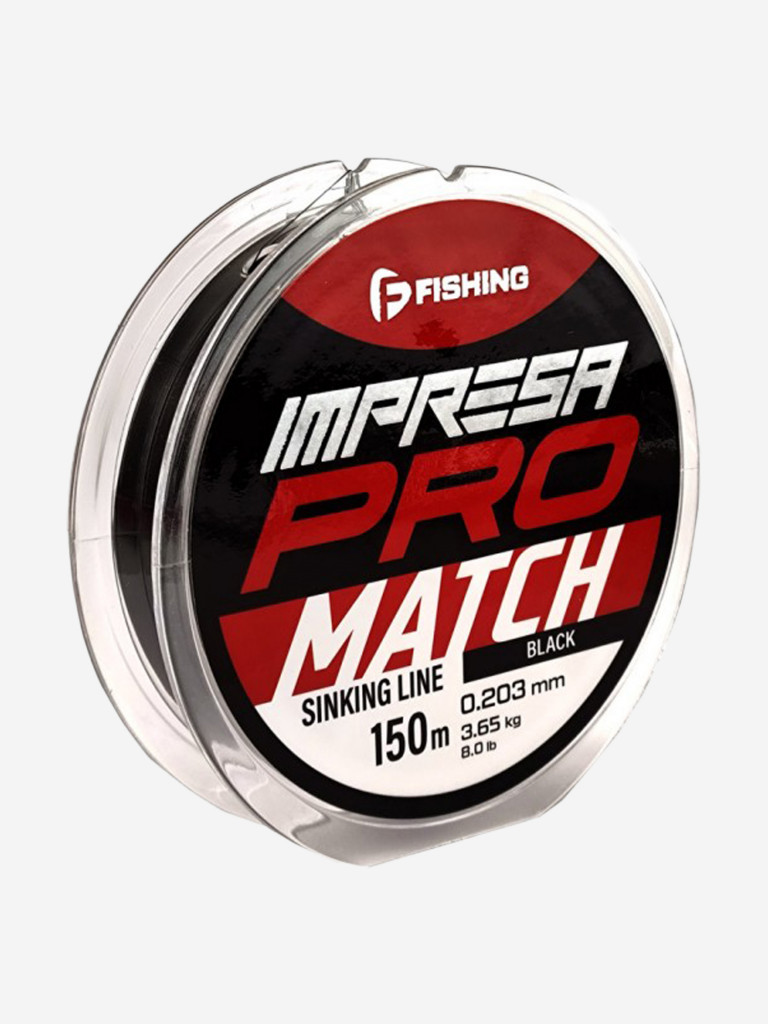 Леска Impresa Pro Match Black F-FISHING 150м 0,203мм 3,65кг/8lb