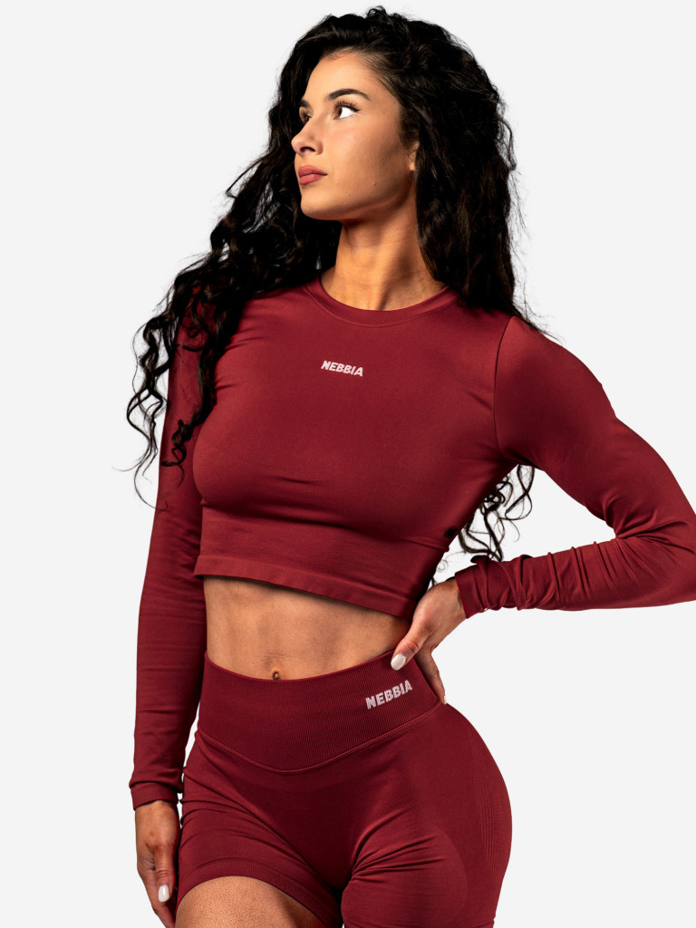 Лонгслив женский NEBBIA Seamless Long-Sleeve Top POWER 892 Red
