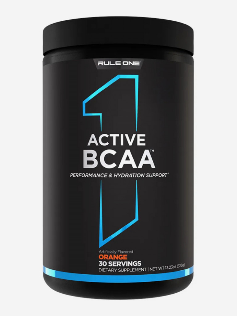 Аминокислоты Rule 1 Active BCAA , 375 г, Апельсин