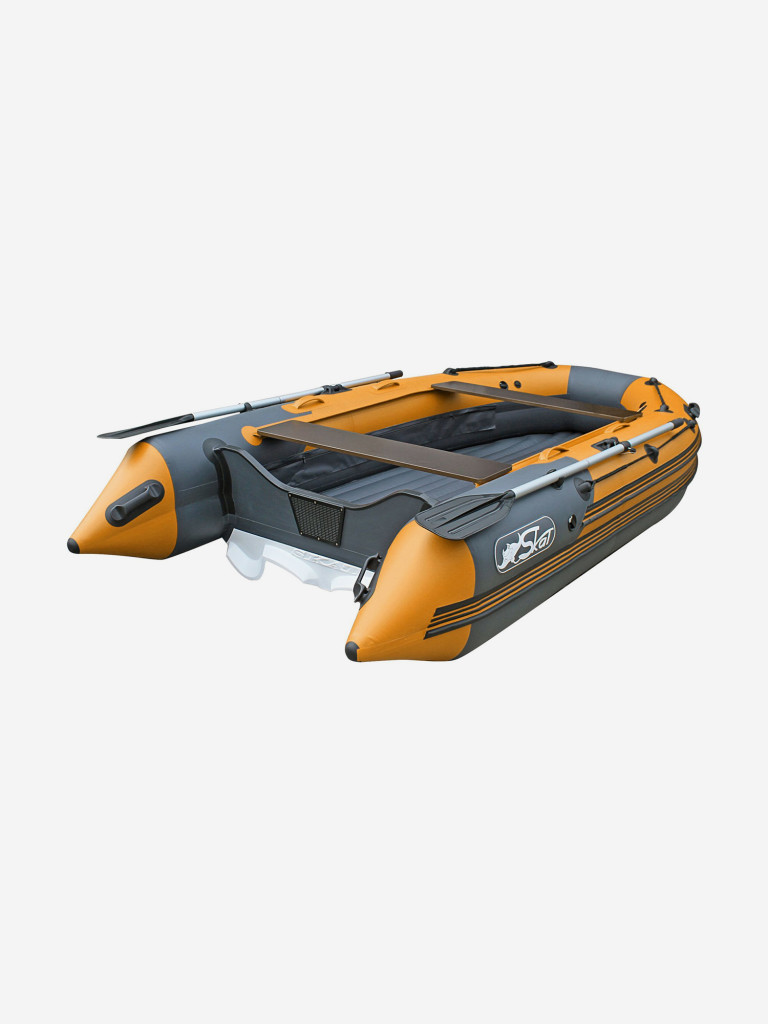 Лодка Reef Skat Triton (Риф Скат Тритон) 390 без фальшборта, серо-оранжевый