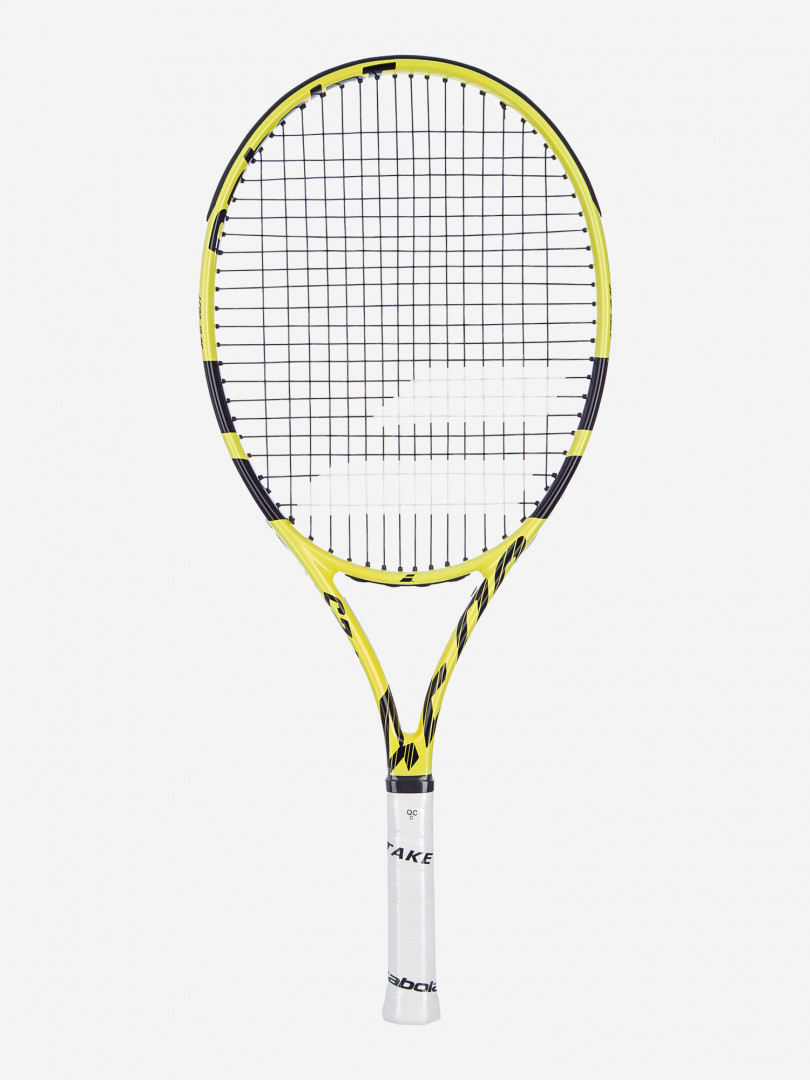 фото Ракетка для большого тенниса детская babolat aero junior 25, желтый
