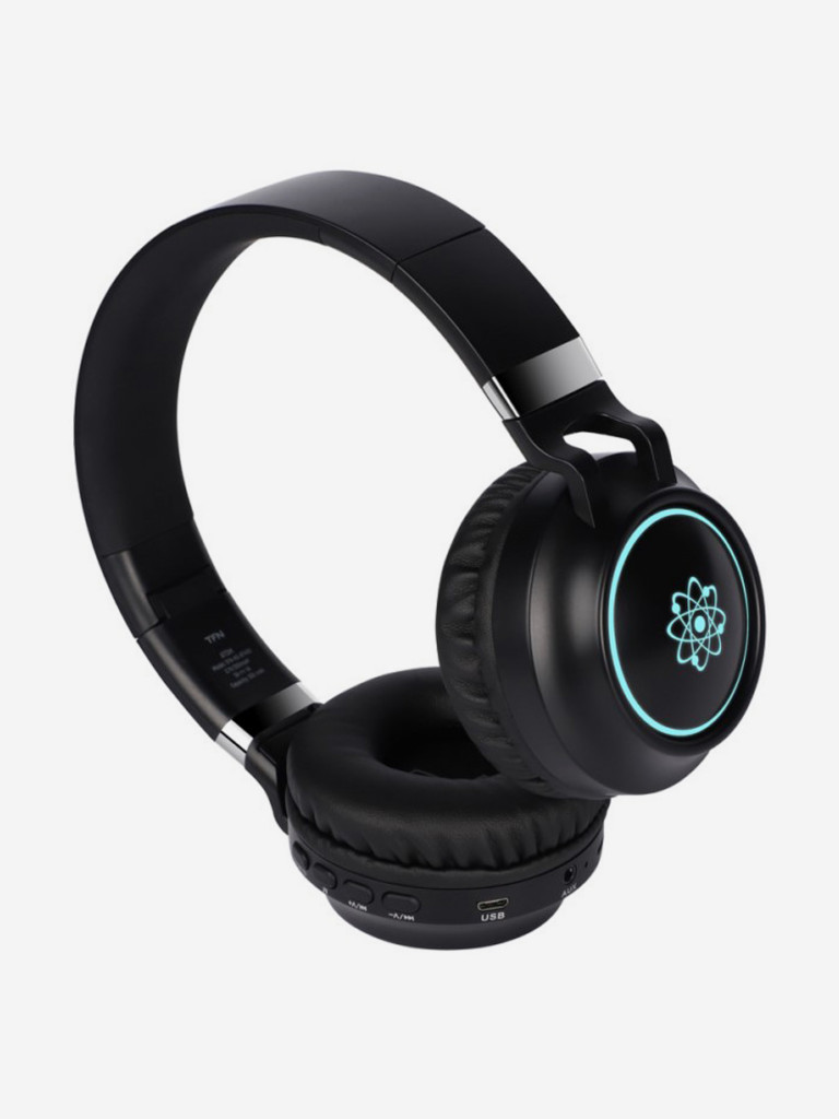 Беспроводные наушники TFN Atom black/накладные наушники/блютуз наушники/tws гарнитура