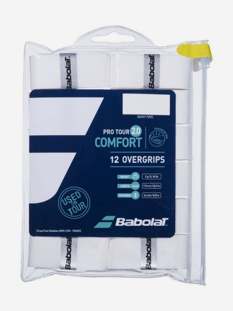 Овергрипы PRO TOUR 2.0 X12, белый