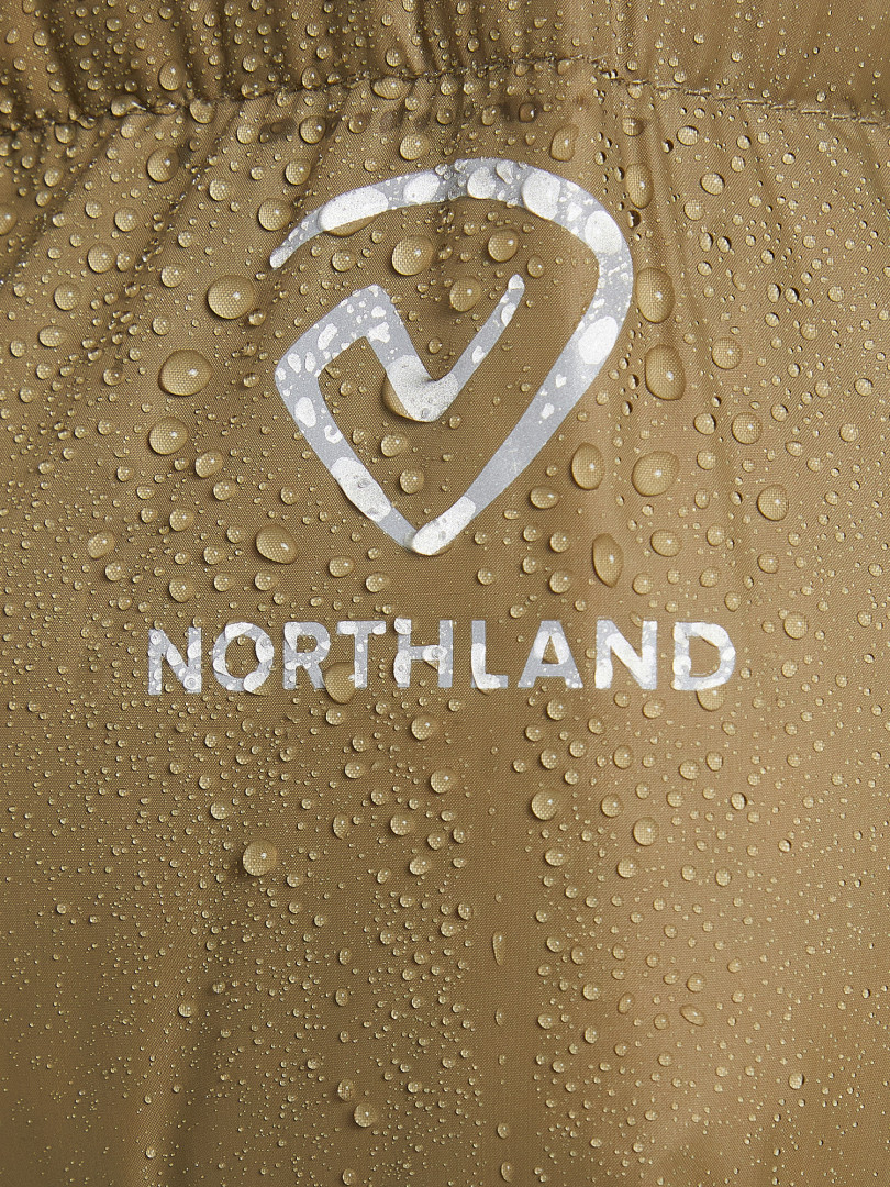 фото Пальто пуховое женское northland, коричневый