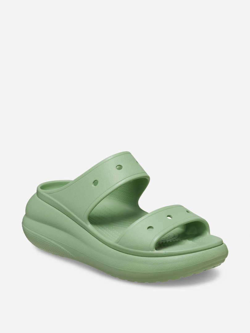 фото Сандалии женские crocs crush sandal, зеленый