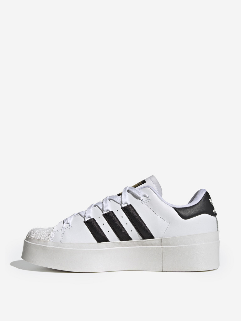 Кеды женские adidas Superstar Bonega белыйчерный цвет — купить за 12249  руб. со скидкой 30 %, отзывы в интернет-магазине Спортмастер