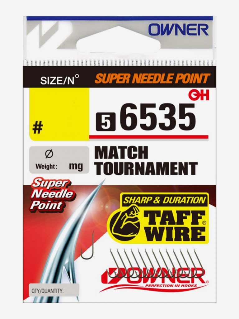 Крючок OWNER Match Tounament brown №18 15шт