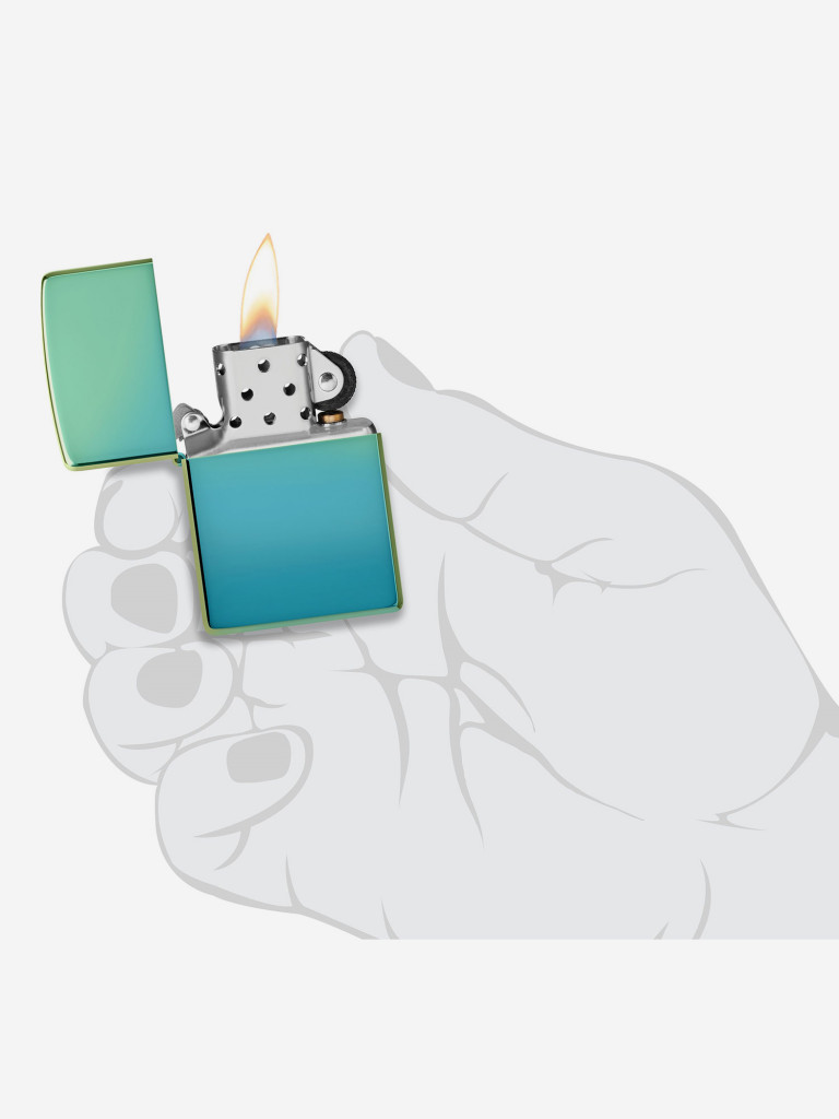 Зажигалка бензиновая ZIPPO 49191 Classic High Polish Teal