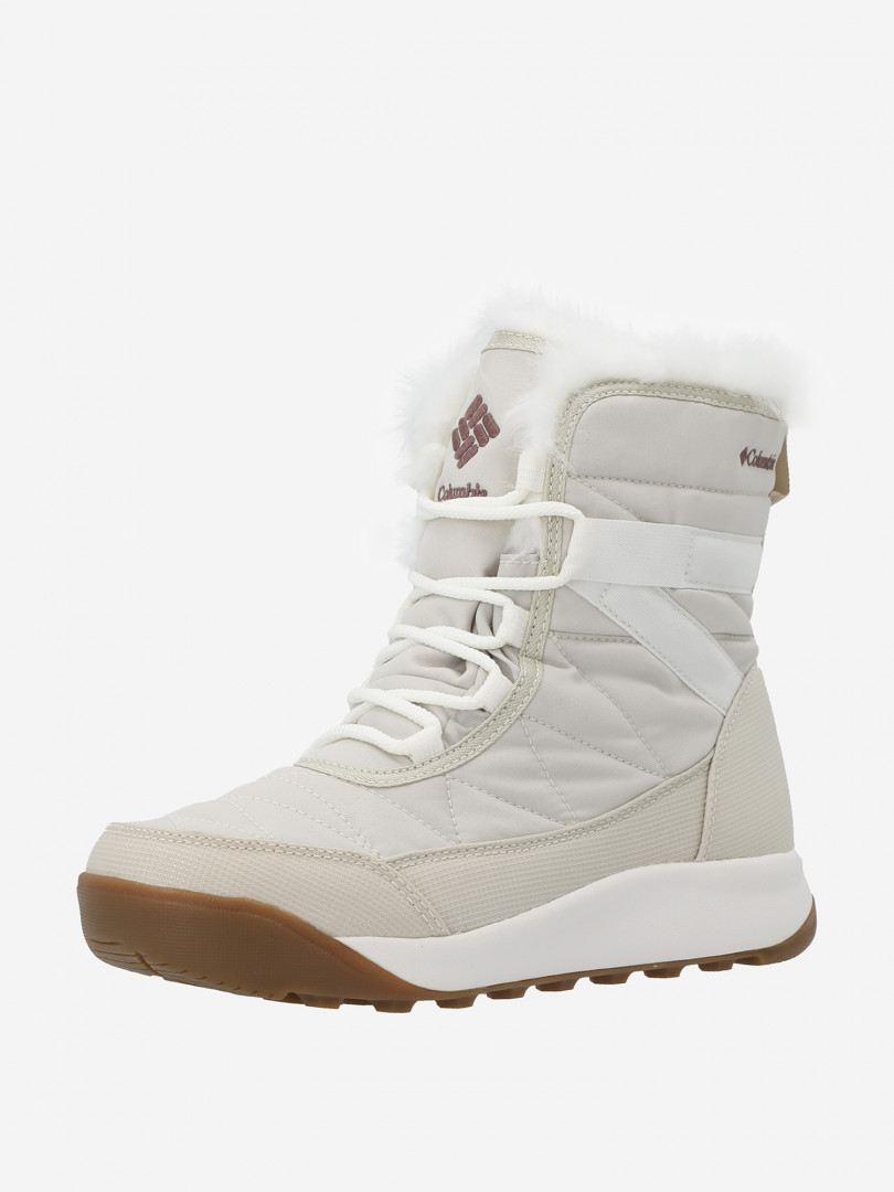 фото Сапоги утепленные женские columbia minx shorty iv, бежевый