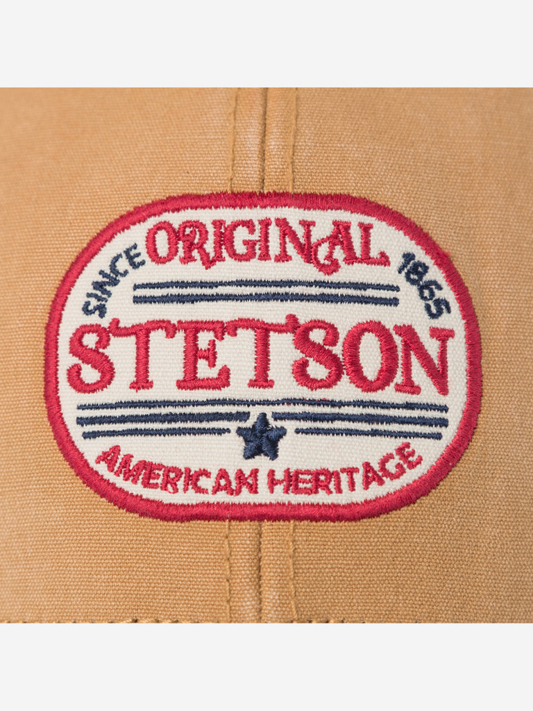Бейсболка с сеточкой STETSON 7721178 BASEBALL CAP VINTAGE (коричневый)