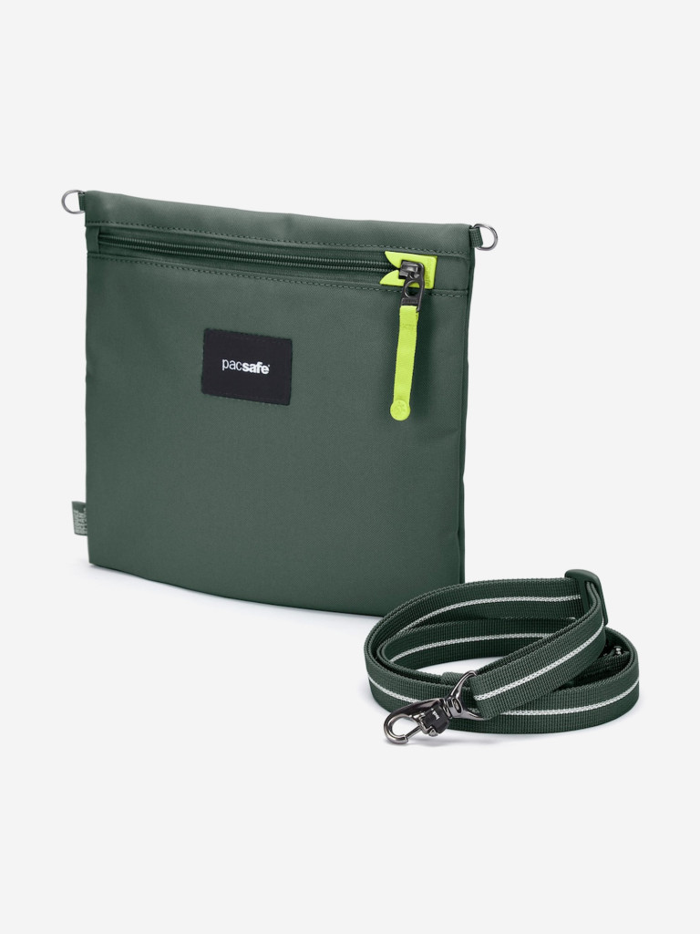 Сумка антивор Pacsafe GO crossbody pouch, Spruce Green, 3,5 л.
