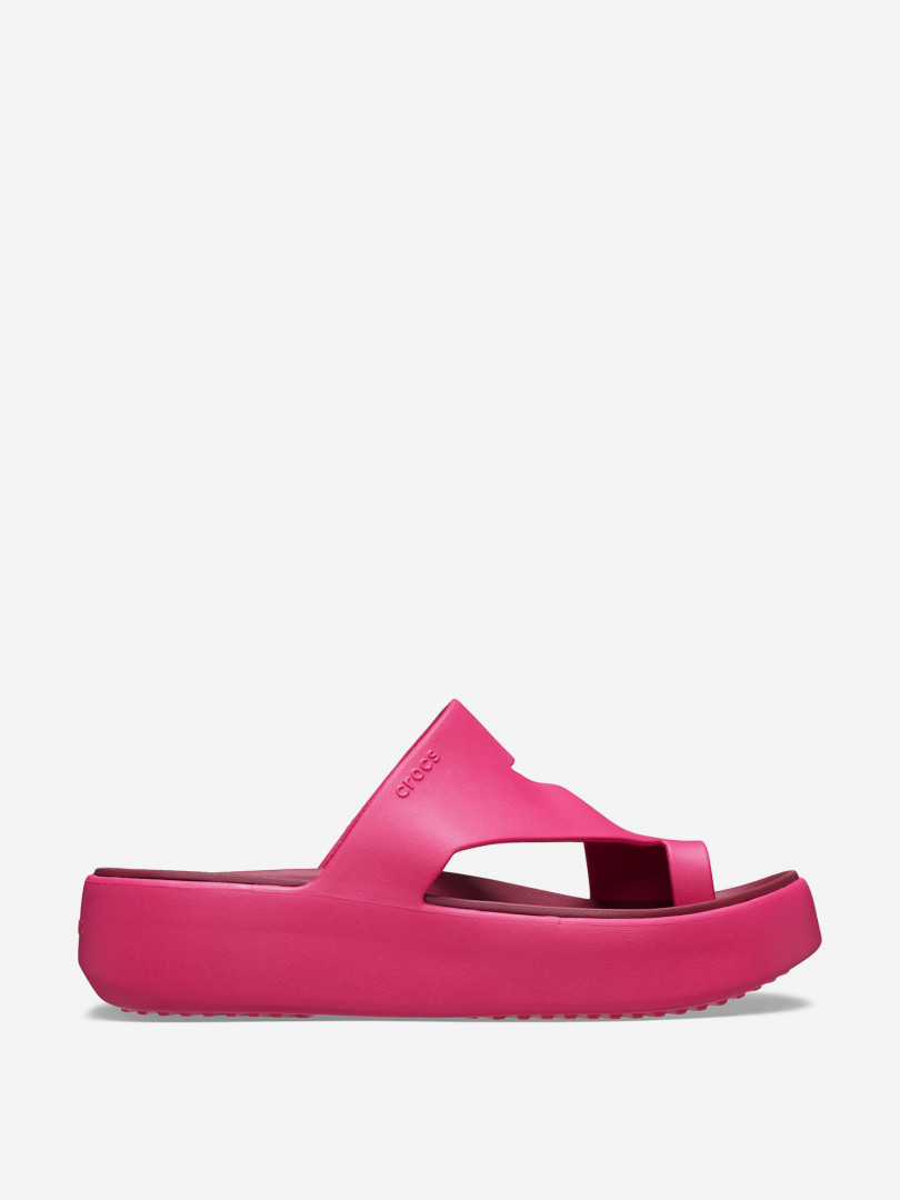 Сандалии женские Crocs Getaway Platform Toe Loop Розовый 5199₽