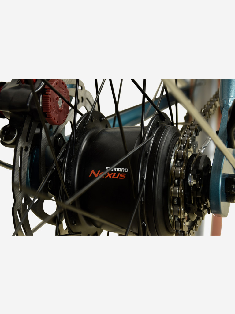 Велосипед Stark'25 Comfort Lady 28 D темно-бирюзовый/лавандовый M/16"