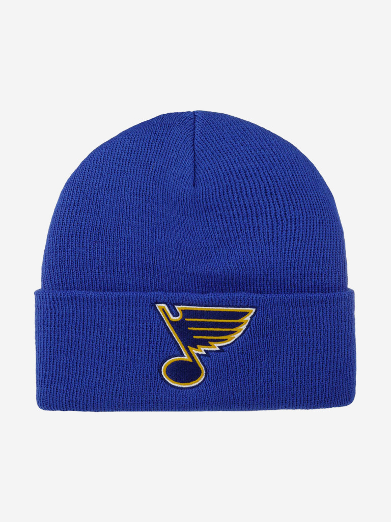 Шапка с отворотом AMERICAN NEEDLE 21019A-SLB Saint Louis Blues Cuffed Knit NHL (синий)