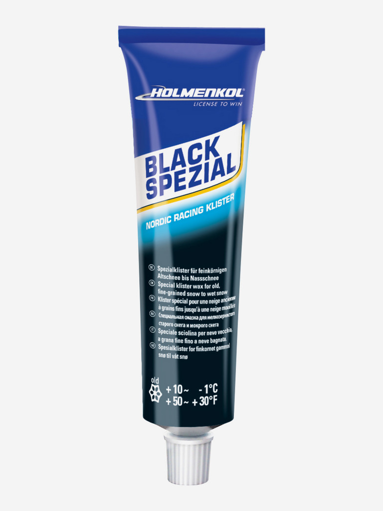 Мазь держания для беговых лыж HOLMENKOL Klister Black Spezial