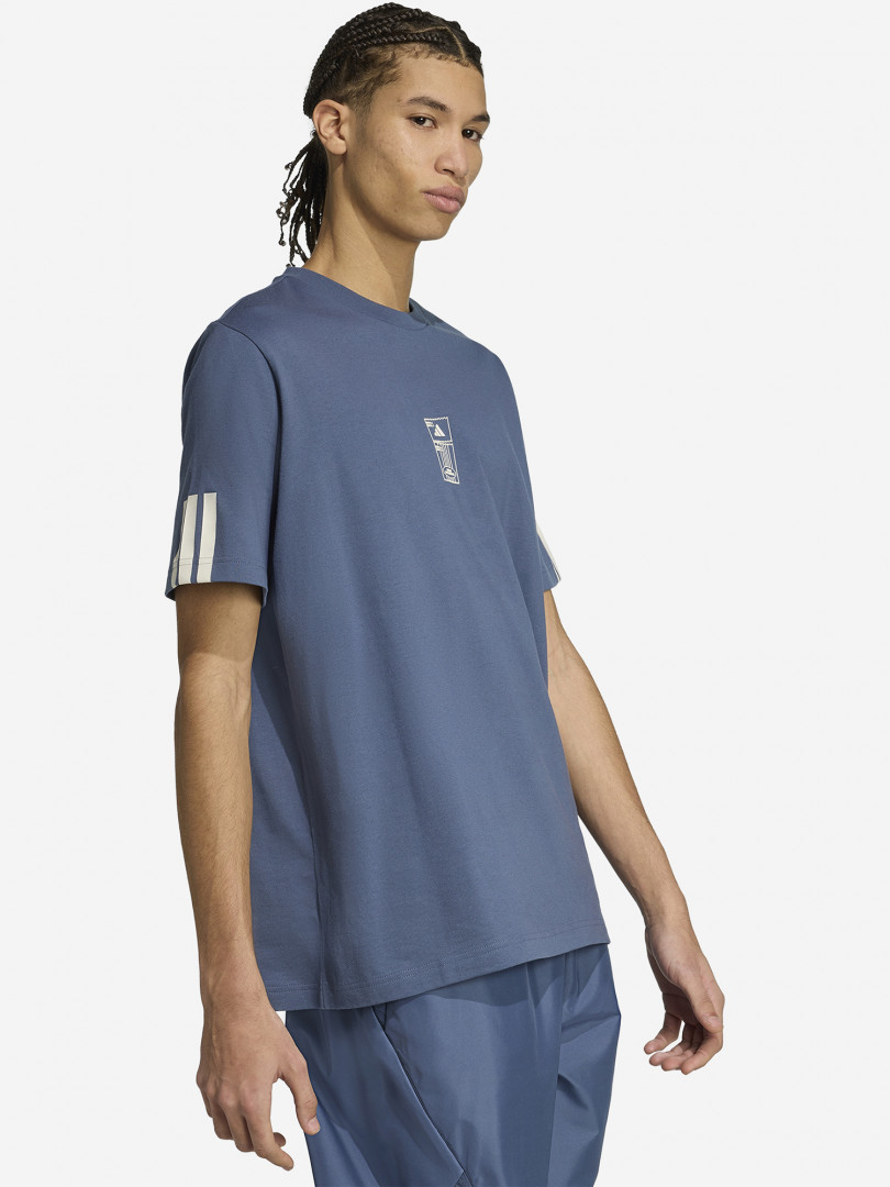 Футболка мужская adidas Stad Ticket Синий 3699₽