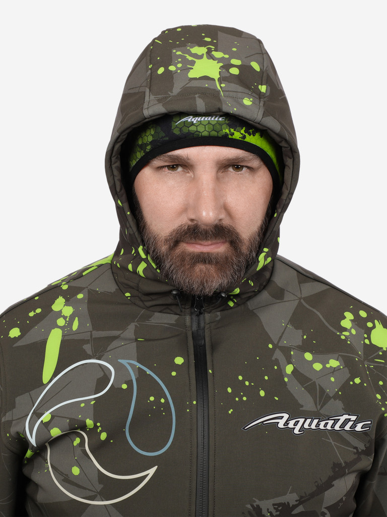Шапка теплая softshell с флисом Aquatic Шф-11