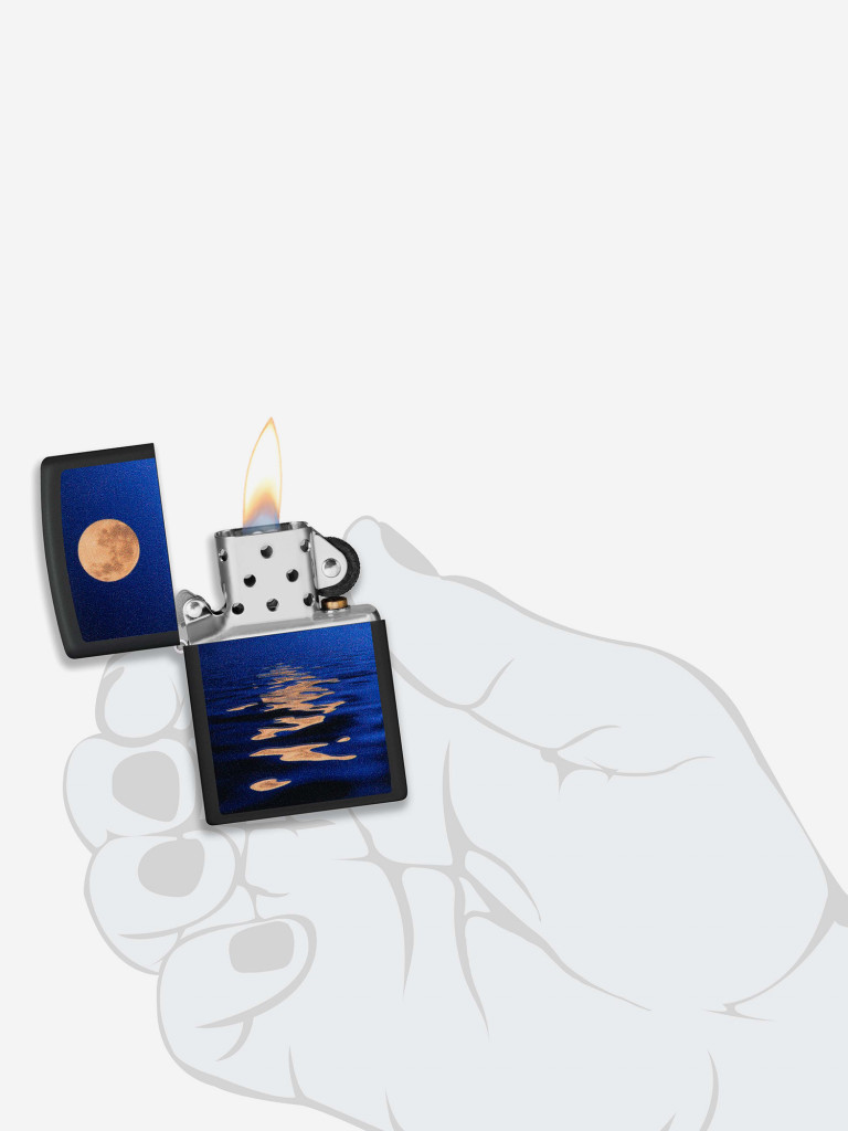 Зажигалка бензиновая ZIPPO 49810 Full Moon