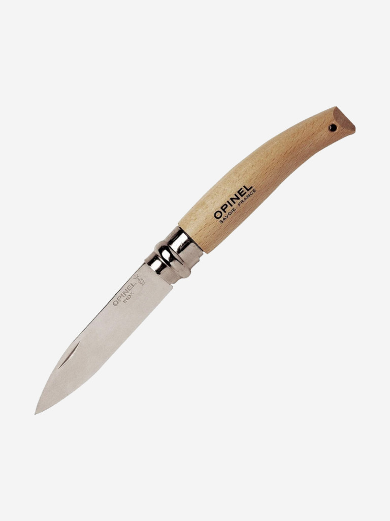 Нож Opinel №8 садовый, нержавеющая сталь, коробка, 133080