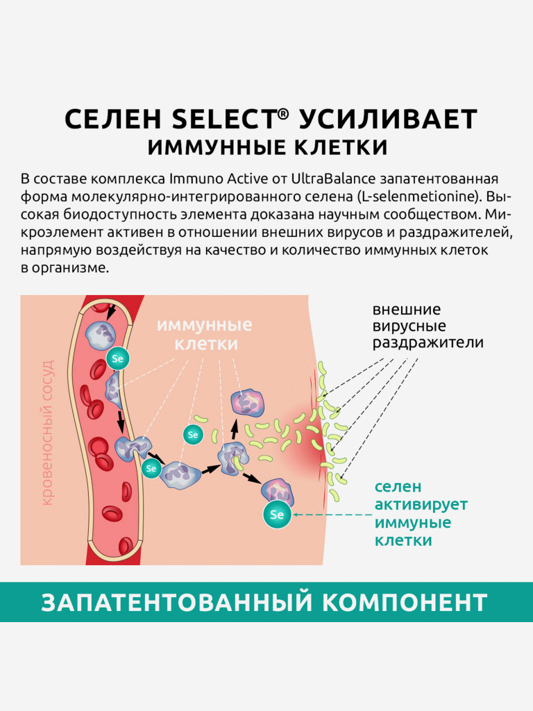 Витамины для иммунитета UltraBalance витаминный комплекс для мужчин и женщин, 60 капсул