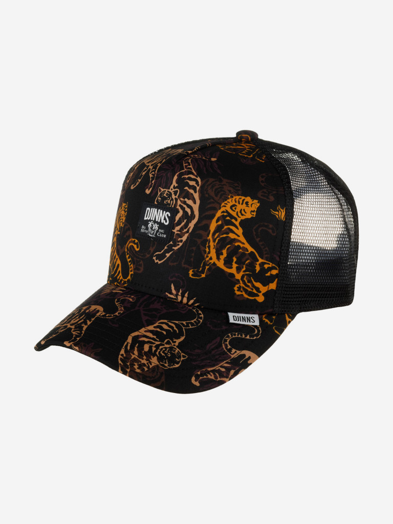 Бейсболка с сеточкой DJINNS HFT Aloha Tiger (черный)