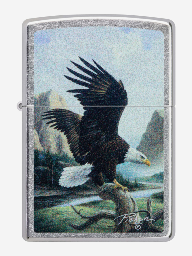 Зажигалка бензиновая ZIPPO 49822 Eagle Linda Picken