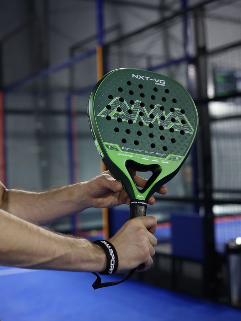 Ракетка для падел-тенниса AMA, форма - бриллиант, баланс - нейтральный