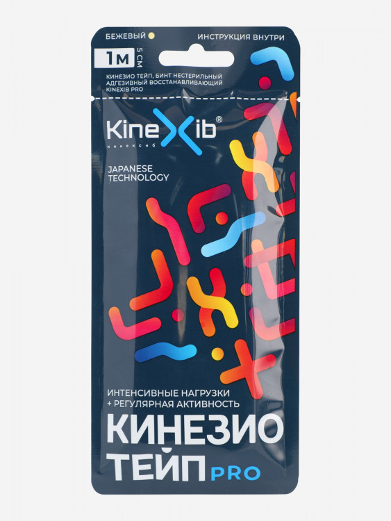 Кинезиотейп Kinexib Pro tape, бежевый