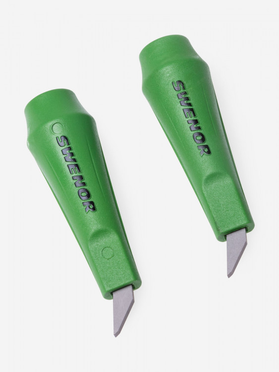 Опора Swenor для лыжероллерной палки с твердосплавным наконечником, D=8,5 мм, зеленая