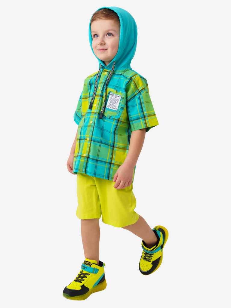 Рубашка с капюшоном для мальчиков PlayToday