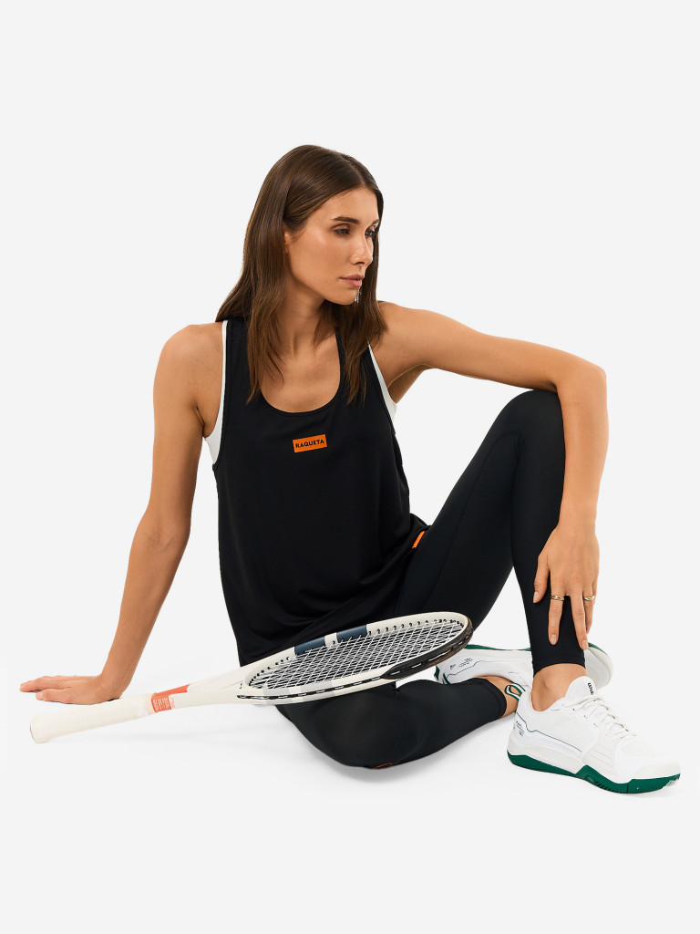 Майка женская RAQUETA SPORT Cada Dia, Nero