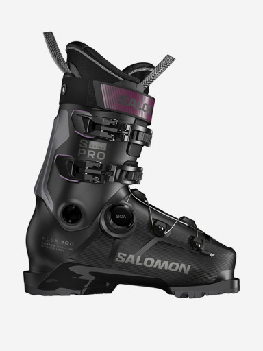 Горнолыжные ботинки Salomon S/Pro Supra BOA 100 GW Black/Grey/Burgundy 25/26