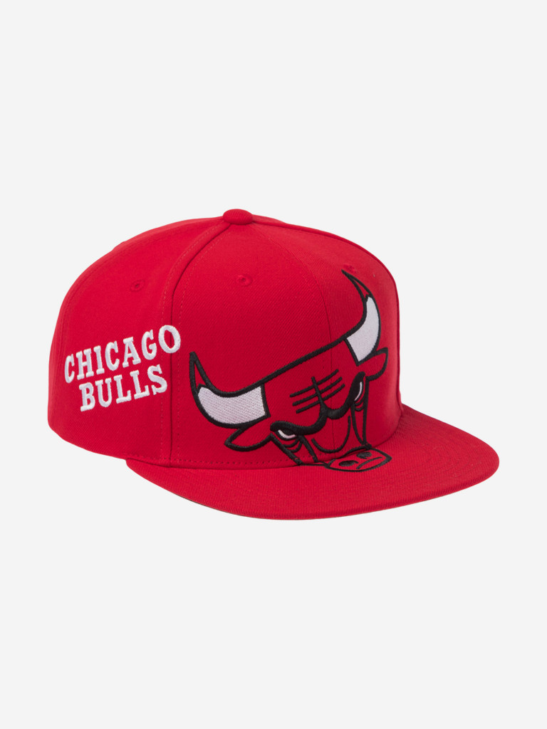 Бейсболка с прямым козырьком MITCHELL NESS HS10521-CBURED1 Chicago Bulls NBA (красный)