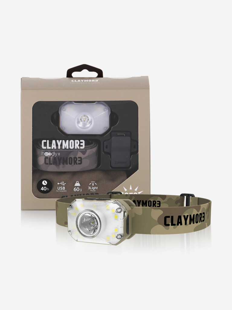 Фонарь налобный CLAYMORE Heady2