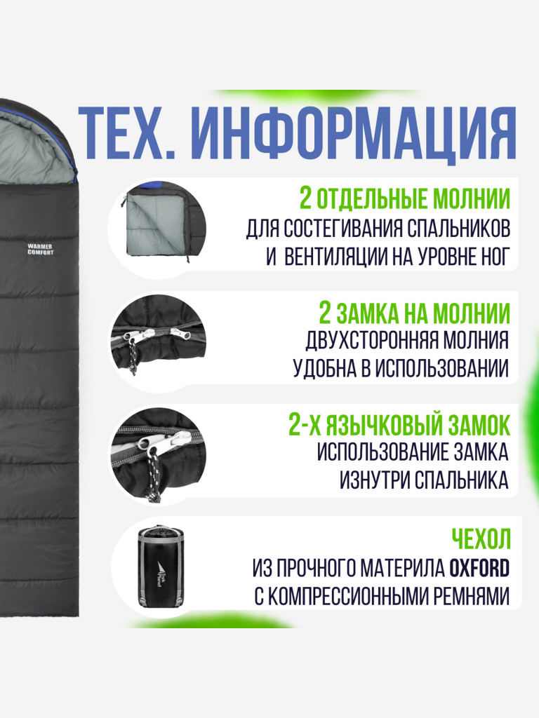 Спальный мешок Trek Planet Warmer R