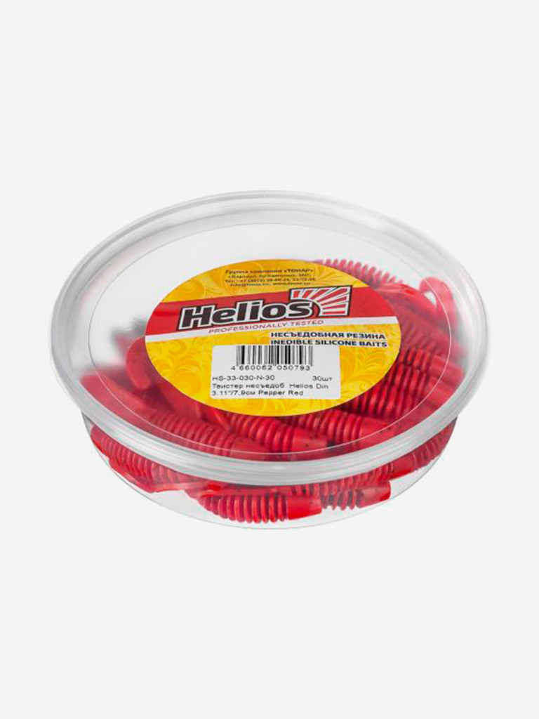 Мягкая приманка Helios Din, 3,11'' / 7,9 см, Pepper Red, 30 шт (HS-33-030-N-30)