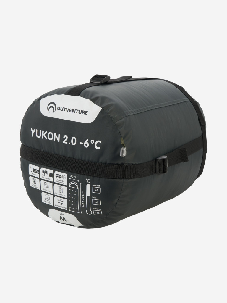 Спальный мешок Outventure Yukon -6 левосторонний